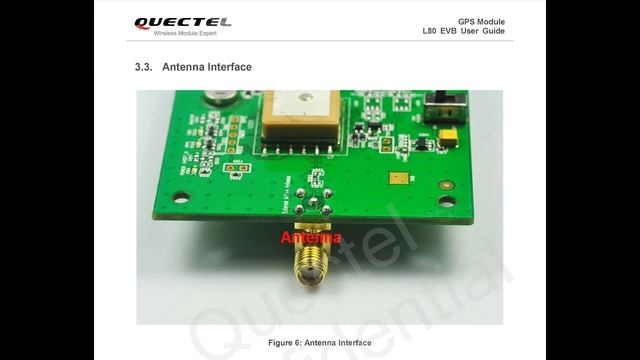 GPS L80 Evaluation KIT User Guide смотреть онлайн