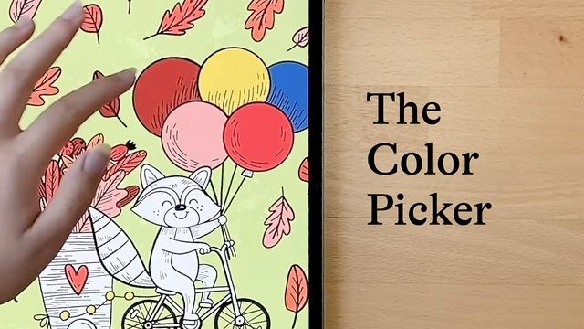 The Rainbow Wheel & the Color Picker - Lake Coloring Books смотреть онлайн