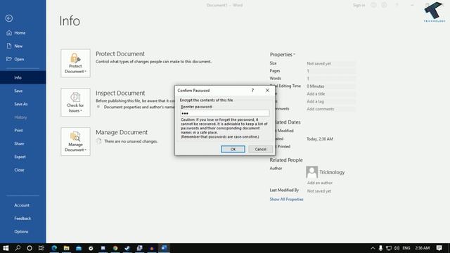 How to Create Password Protect and Encrypt Word files in Microsoft Office смотреть онлайн