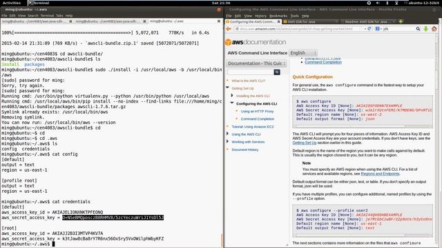 AWS CLI смотреть онлайн