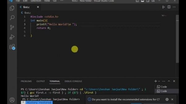 how to download and setup Vs Code  minGW compiler and best alternative for Vs code Dev C++ for C |#