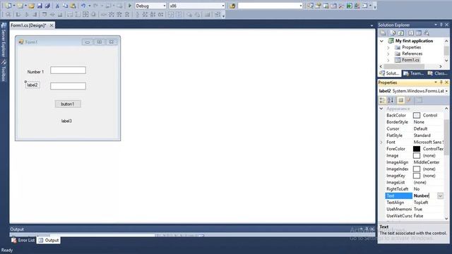 Creating your first C# windows application смотреть онлайн