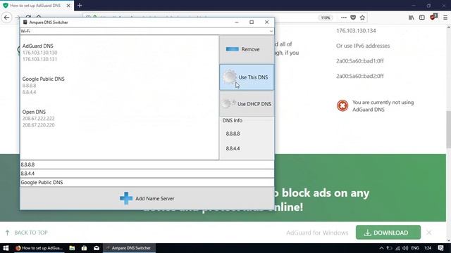 Ampare DNS Switcher For Windows смотреть онлайн