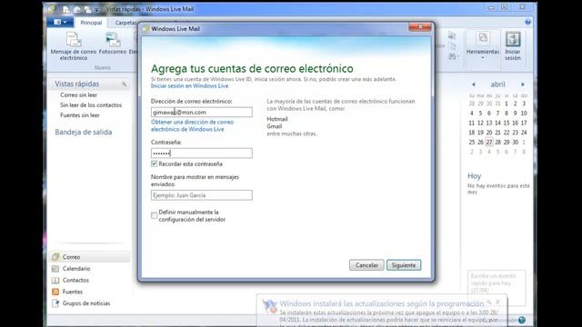 Windows Mail Live смотреть онлайн