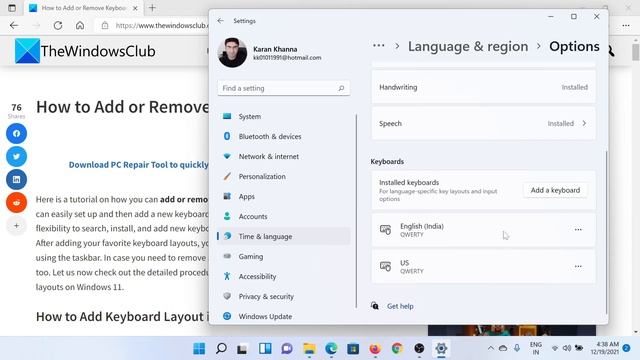 How to Add or Remove Keyboard Layout in Windows смотреть онлайн
