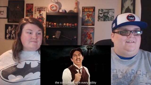 Nikola Tesla vs Thomas Edison. Epic Rap Battles of History Season 2. REACTION!! 🔥 смотреть онлайн