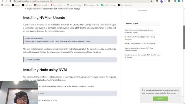 Setup WSL distro Ubuntu 22.04 dan install Node menggunakan NVM di Windows 11 смотреть онлайн