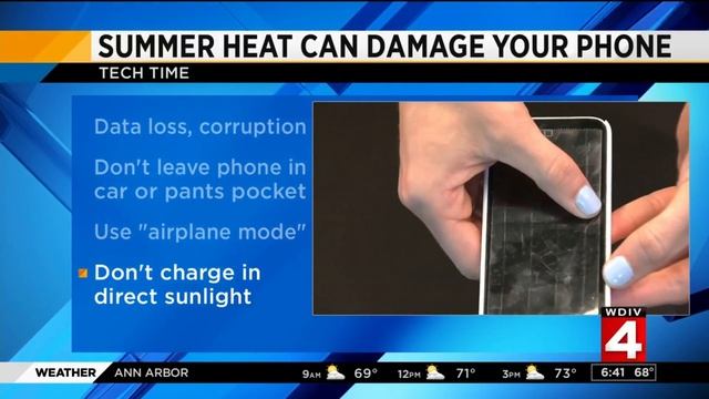 Tech Time: Summer heat can cause damage to your cell phone смотреть онлайн