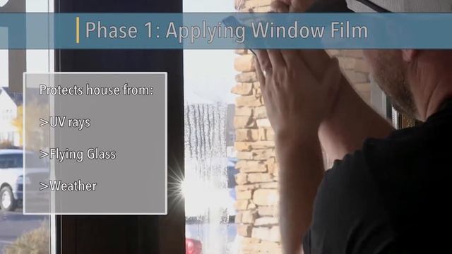 Solar Vision Security Window Film Application смотреть онлайн