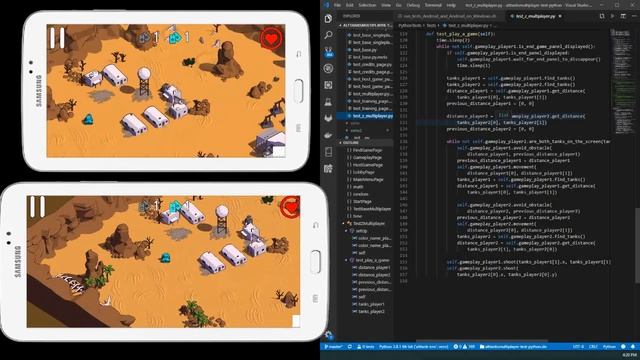 Example of multiplayer game testing with AltTester Unity SDK смотреть онлайн