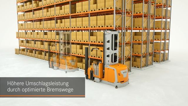 Schmalgangstapler (Man-Up) MX-X – Optimierter Bremsweg смотреть онлайн