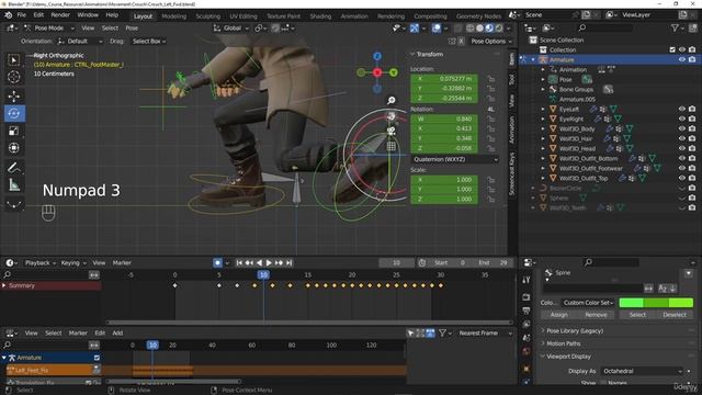 45. Creating the left forward crouched walk cycle смотреть онлайн