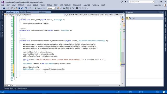 Insert Update Display Delete operation in C# windows application 3 in Bangla смотреть онлайн