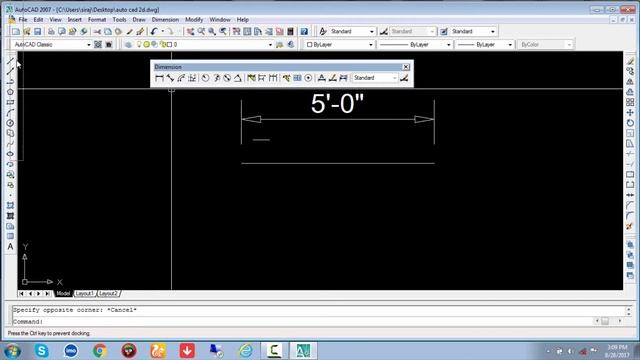 AutoCAD 2007 Tutorial For Beginners Part-1| Autocad use of Commands for 2D drawing 1 смотреть онлайн