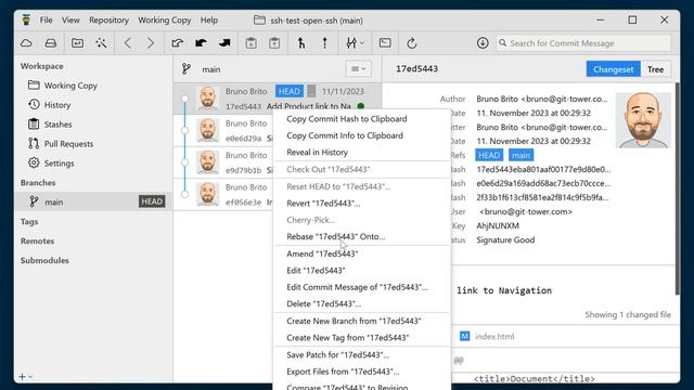 Tower 5.2 for Windows — SSH Signing смотреть онлайн
