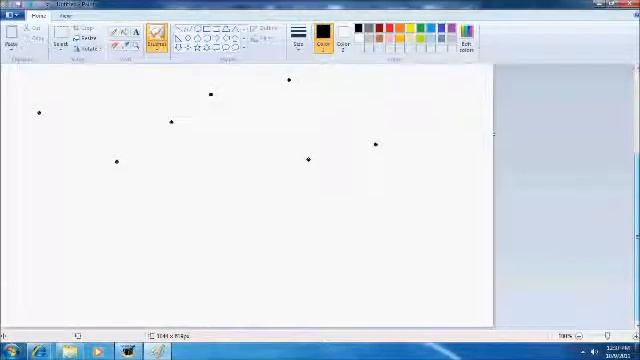 Paint Tutorial #1 Snow on Black BG (Windows 7 only) смотреть онлайн
