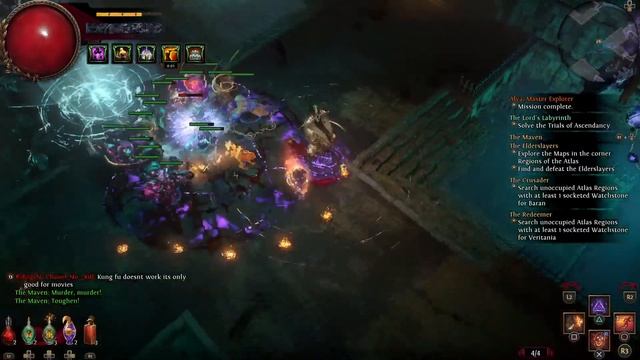 Ps4 Pro Path of Exile lvl 83 Occultist Witchcraft смотреть онлайн