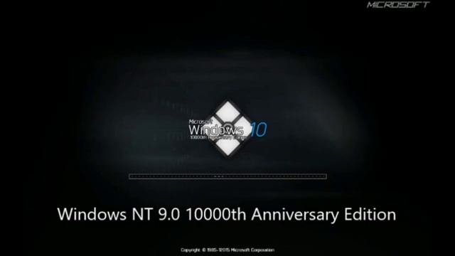 Windows 10 10000th Anniversary Edition Startup Shutdown Sound - Windows NT 9.0 10000th Anniversary смотреть онлайн