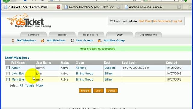 5) How to create Help Topics, Staff, Departments in osTicket? смотреть онлайн