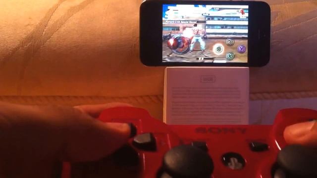 Ps3 controller connected to iPhone 4s. смотреть онлайн