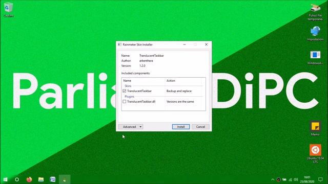 Come rendere la barra delle applicazioni trasparente смотреть онлайн