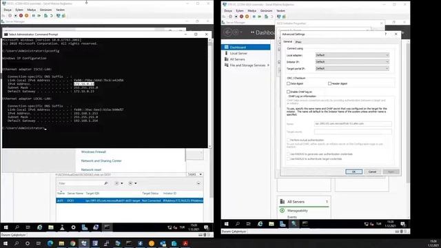 Configuring iSCSI storage (Target Server) / Configuring and managing the share infrastructure смотреть онлайн