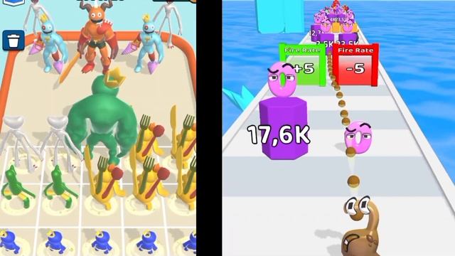 Merge Number Run vs Merge Rainbow Friends 3D Run Battle "alphabet Lore" Android gameplay смотреть онлайн