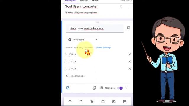 Cara Membuat Soal Ujian Online dengan Google Form di HP Android смотреть онлайн