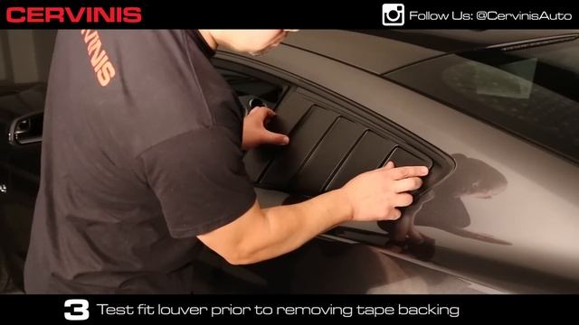 How to install 2015-2016 Mustang Cervini's Quarter Window Louvers смотреть онлайн