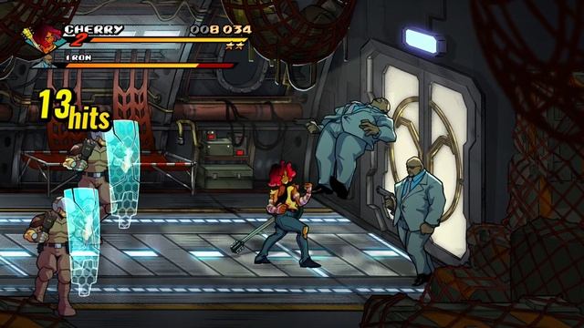 Streets of Rage 4 PC Gameplay Cherry Hunter Airplane Stage смотреть онлайн