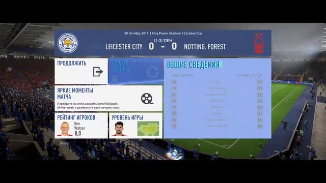 FIFA 19 Карьера тренера | Nottingham Forest #10 - Заруба в кубке