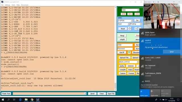 ESP8266-01_Nodemcu_prog_LCD_döviz kuru_dünya saati_sıcaklık_devresi video-2 смотреть онлайн