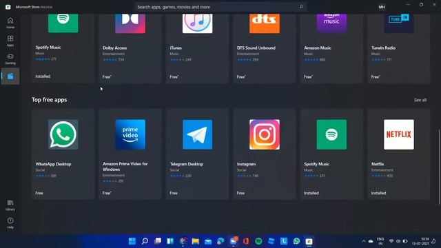 microsoft store on windows 11 смотреть онлайн