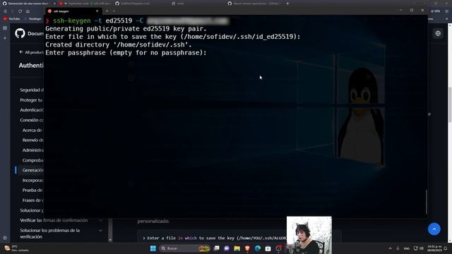 💙04 ConectarGit a GitHub con SSH - Curso de entorno de desarrollo con WINDOWS смотреть онлайн