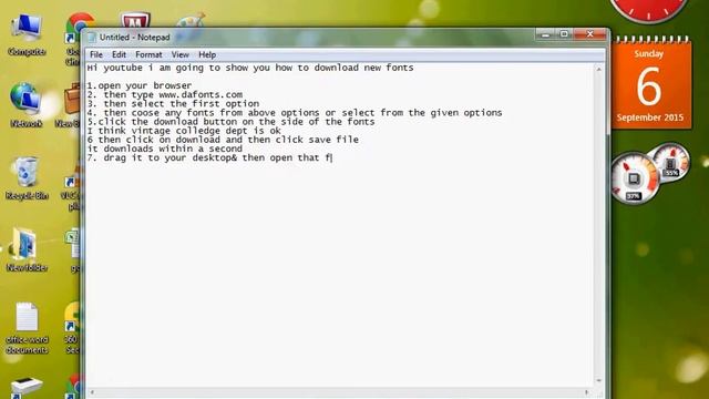 How to Dowload new fonts in windows xp+7... смотреть онлайн