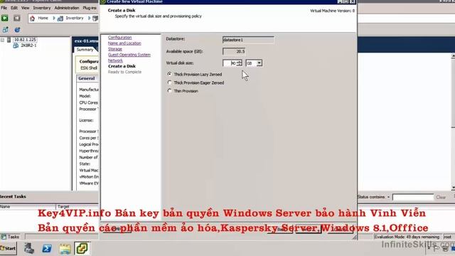 Học VMware ESXi - Video 8 - Creating Virtual Machines Windows 2008 R2 X64 смотреть онлайн