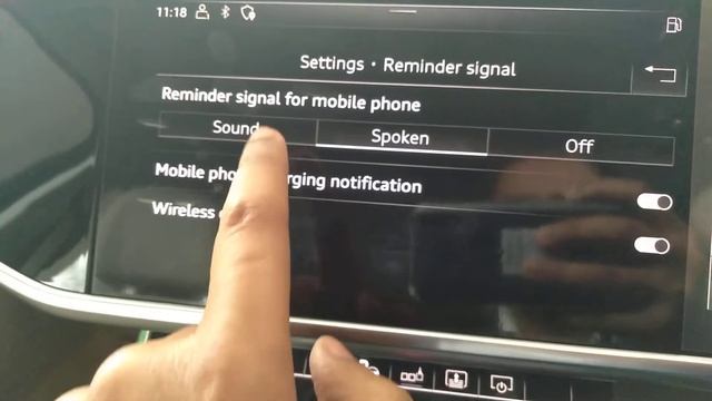 Activate Reminder Signal for Mobile Phone In New Audi A6 TFSI 2020 смотреть онлайн