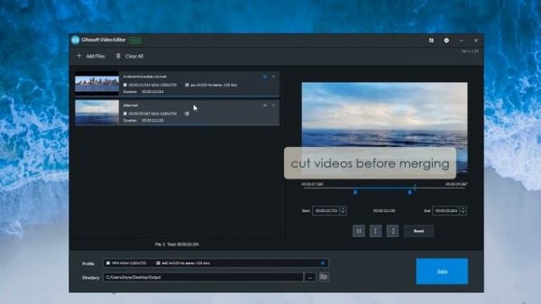 Gihosoft Free Video Editor - Merge Multiple Videos Together Without Watermark (New Release!)