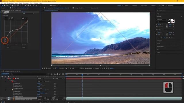 Hướng dẫn thay thế bầu trời bằng roto và tracking với After Effects - Sky replacement tutorial смотреть онлайн