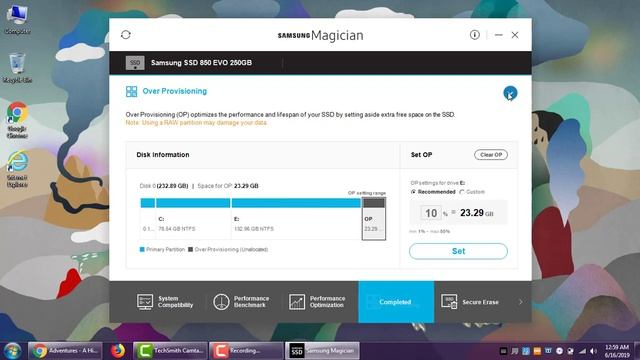 how to enable Rapid Mode on Samsung Magician and over provisioning смотреть онлайн