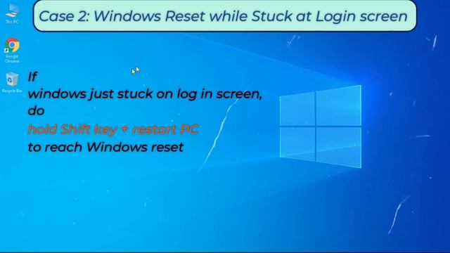 Reset PC Windows 10 | factory Reset PC even if Login screen can't appear | Don't miss 3rd trick | смотреть онлайн