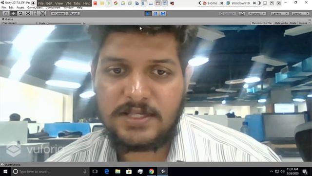 How to build a simple Markerbased Augmented Reality App using Unity and Vuforia смотреть онлайн