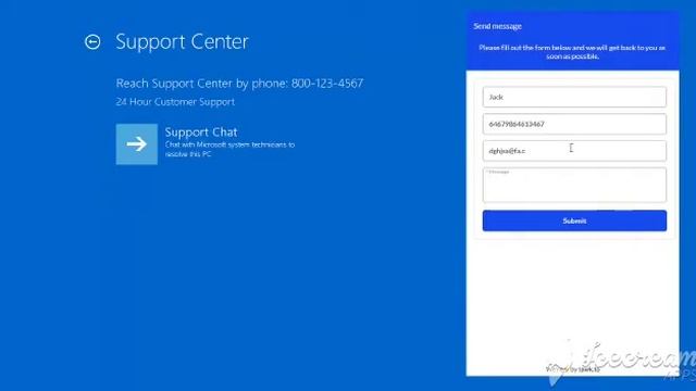 Crown Demo | New Win 10 Error Update POP for Tech Support Sales смотреть онлайн