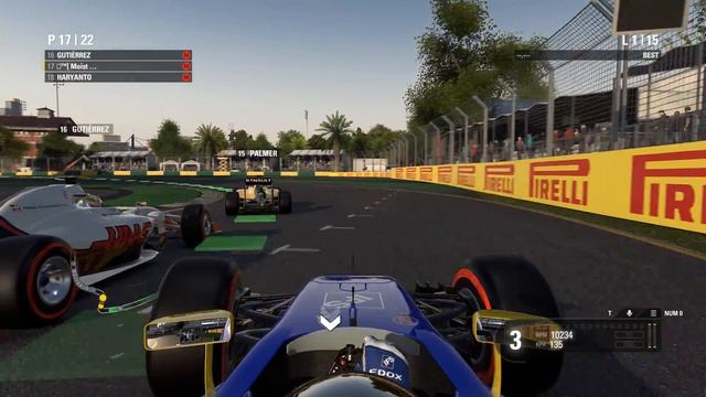 F1 2016 Championship co-op (Australia grand prix) смотреть онлайн