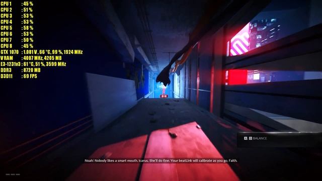 Mirrors Edge Catalyst: GTX 1070 OC | Ultra - 1440P | FRAME-RATE TEST смотреть онлайн