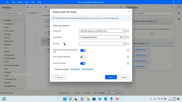 Windows 11 Power Automate Part 2 | Desktop Automation Example | Techstarch смотреть онлайн
