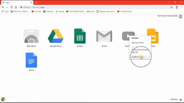 How To Shortcut Apps By Google Chrome In Windows? Free & Without Internet? By TECHNOLOGY KNOWLEDGE. смотреть онлайн
