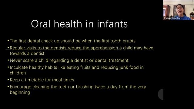 Webinar on Dental Health during Pregnancy and Early Childhood Years by Dr. Vijaya Bopardikar смотреть онлайн