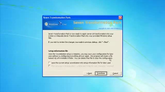 Windows 7 Transformation Pack смотреть онлайн