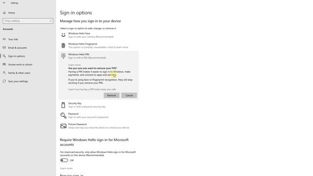 How to Remove Windows Hello PIN Sign In Windows 10 PC? смотреть онлайн